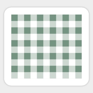 Northeastern farmer pattern green Sticker